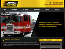 Tablet Screenshot of nationalfleetcare.com